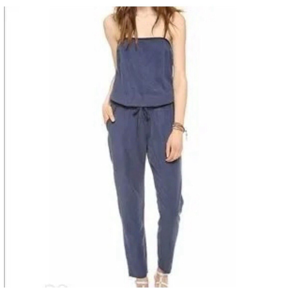 Ag adriano goldschmied‎ the weekend romper Dark Blue Chambray Women’s Size XS